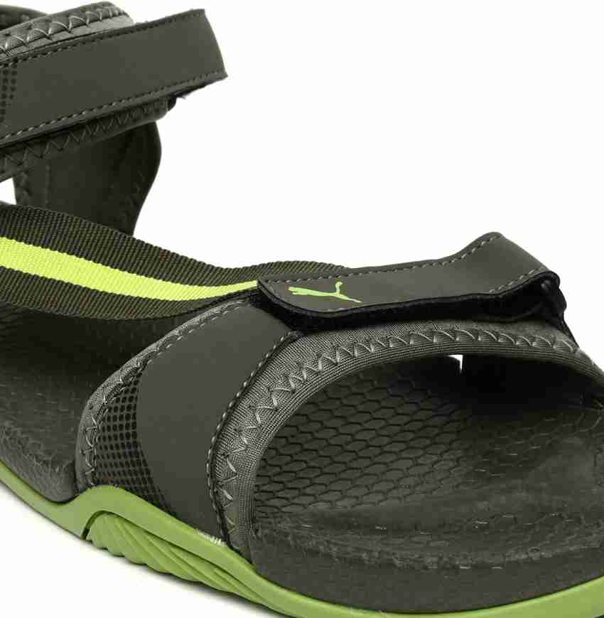 Puma green 2024 sandals