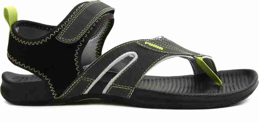 PUMA Jiff 5 Ind. Men Black Grey Sports Sandals