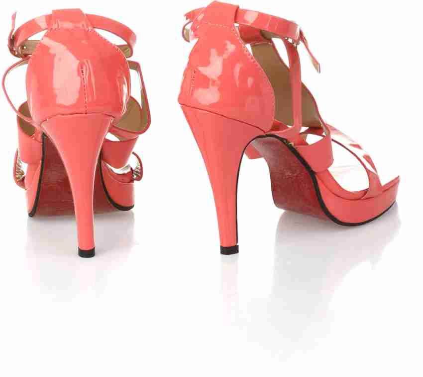 Coral hot sale color heels