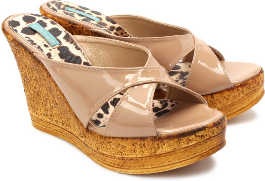 Catwalk beige sale wedges