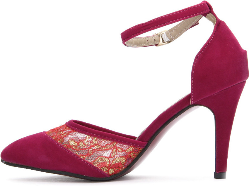 Plum platform heels on sale