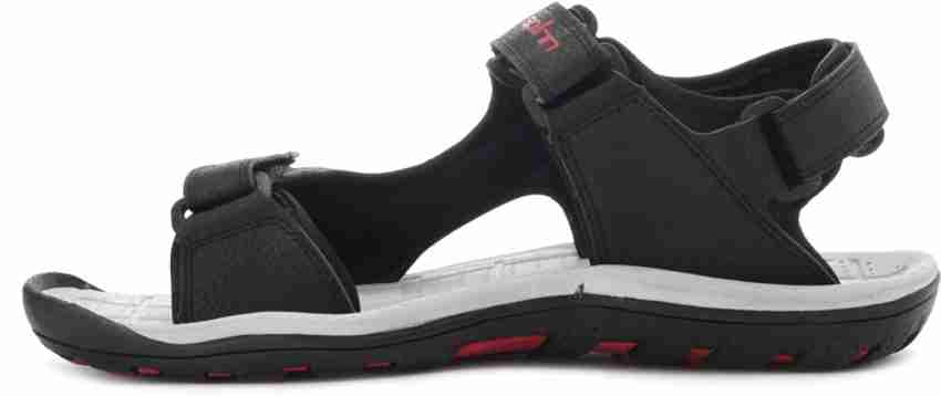 Spinn Glide Men Red Black Sports Sandals Buy Black Red Color