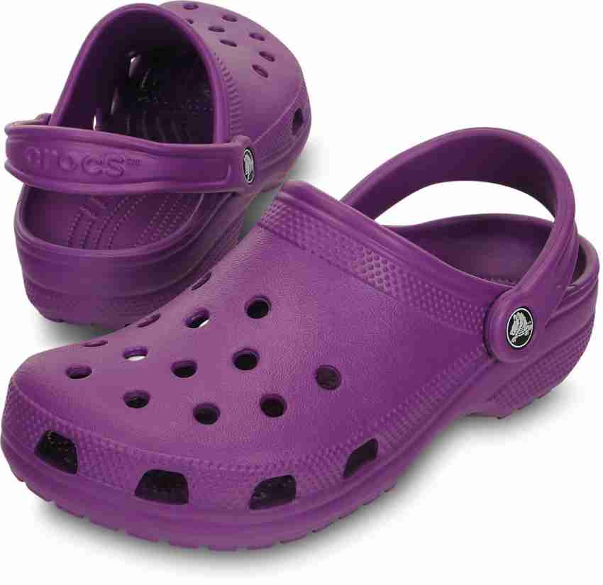 Purple best sale crocs mens