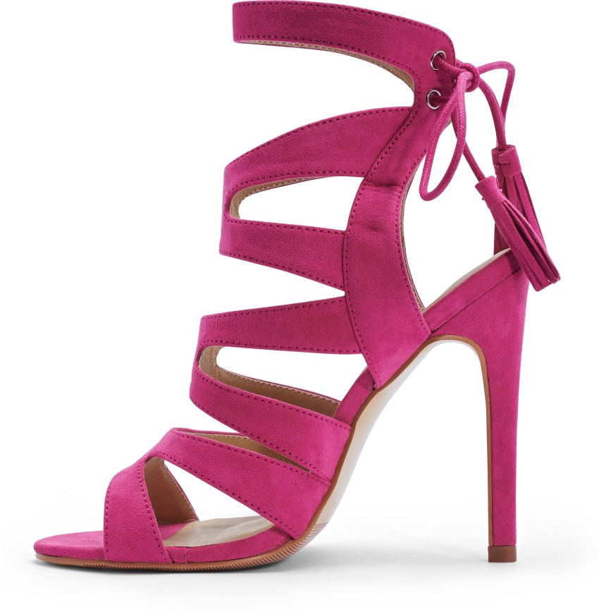 Hot pink heels discount sandals