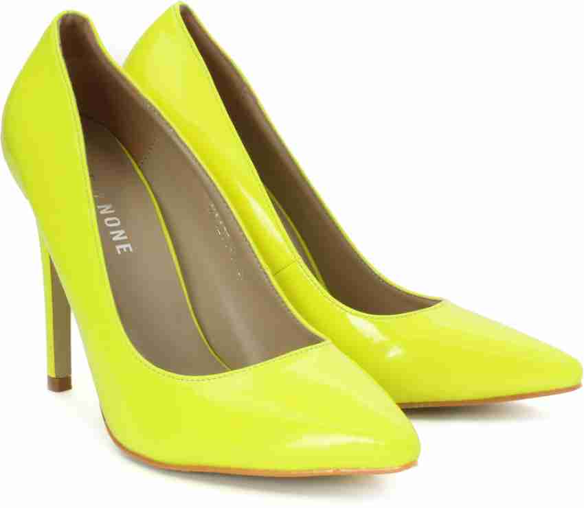 Neon discount chunky heels