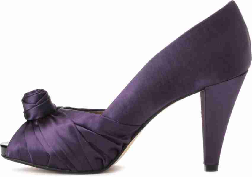 Clarks cheap heels purple