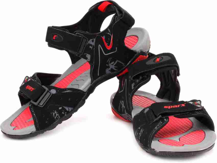 Sparx Sparx Men SS 418 Black Red Floater Sandals Men Red Black