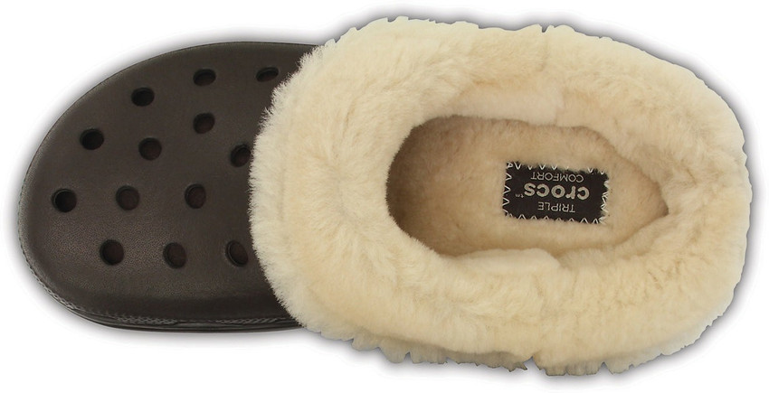 Triple crocs comfort fur store
