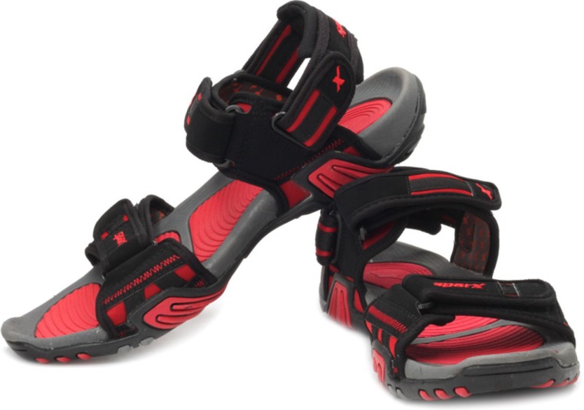 Sparx Sparx Men SS 428 Black Red Floater Sandals Men Black Red Sandals