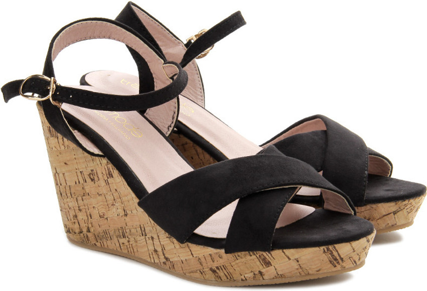 tresmode Women Women Black Wedges Buy Black Color tresmode Women