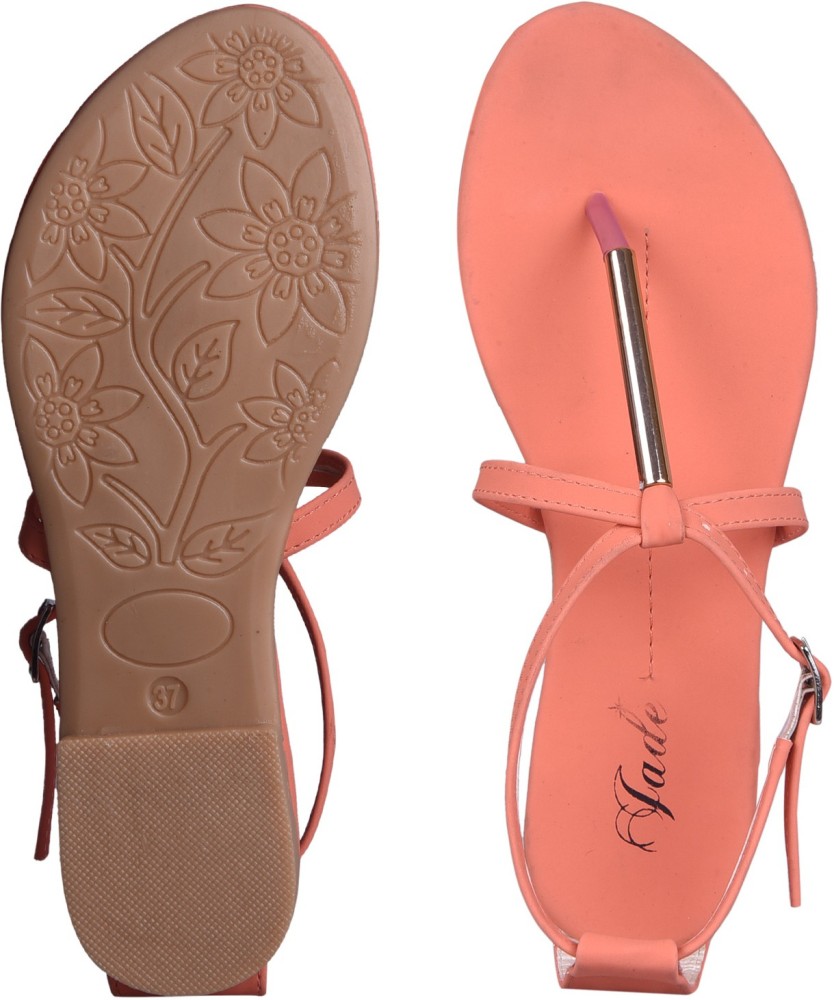 Inc5 Flat Fashion Sandal Peach Mules Buy Inc5 Flat Fashion Sandal Peach  Mules Online at Best Price in India  Nykaa