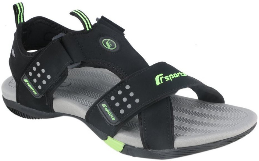 Fsports Men Black Green Sandals Buy Black Green Color Fsports