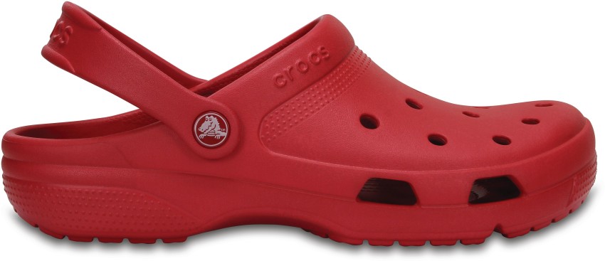 men red crocs