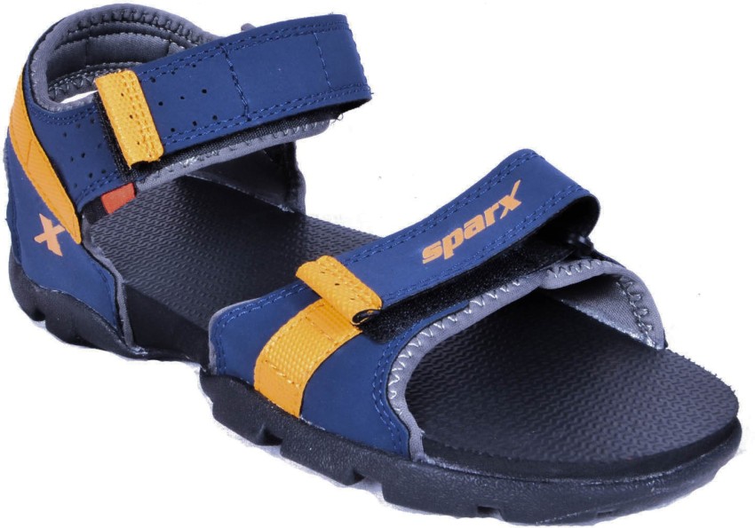 Sparx Men Blue Yellow Sandals Buy Blue Yellow Color Sparx Men