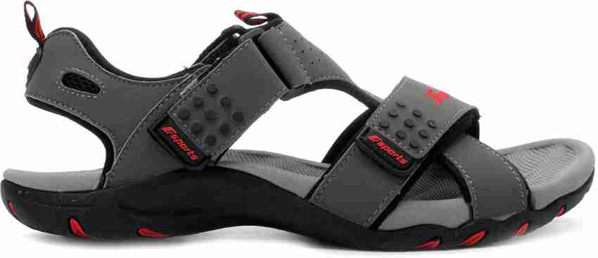 Fsports Men Grey Red Sandals Buy Grey Red Color Fsports Men