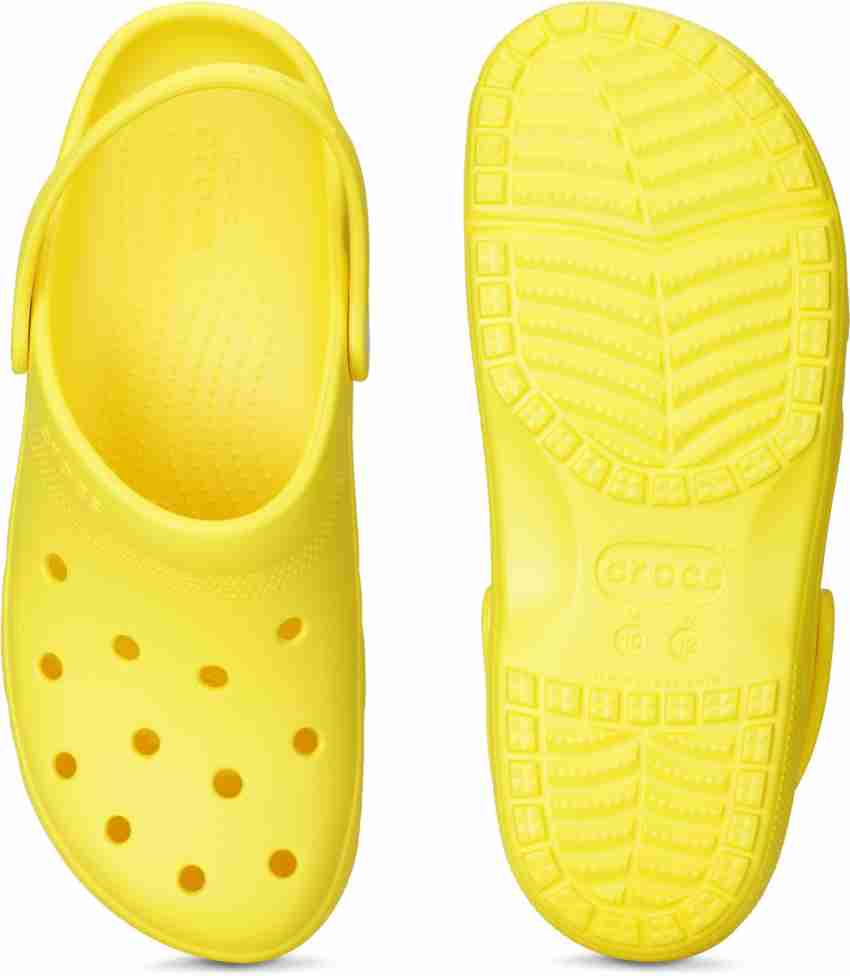 Yellow crocs store size 5