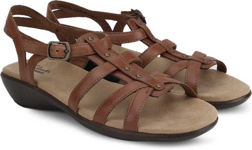 CLARKS Women Women Sandals Buy TAN LEATHER Color CLARKS Women Women Sandals Online at Best Price Shop Online for Footwears in India Flipkart