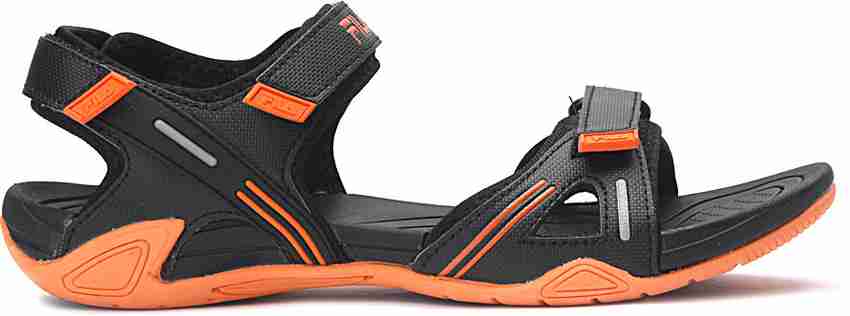 FILA Diagno Men Black Sports Sandals Buy Black Orange Color