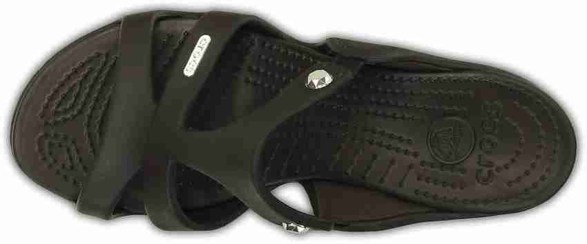 CROCS Cyprus Women Brown Heels Buy Brown Color CROCS Cyprus