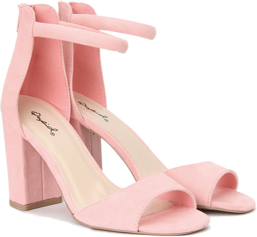 Qupid block shop heel sandals