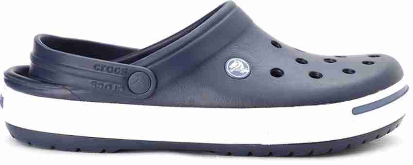 CROCS Crocband II Women Women Navy Blue White Clogs Buy Navy
