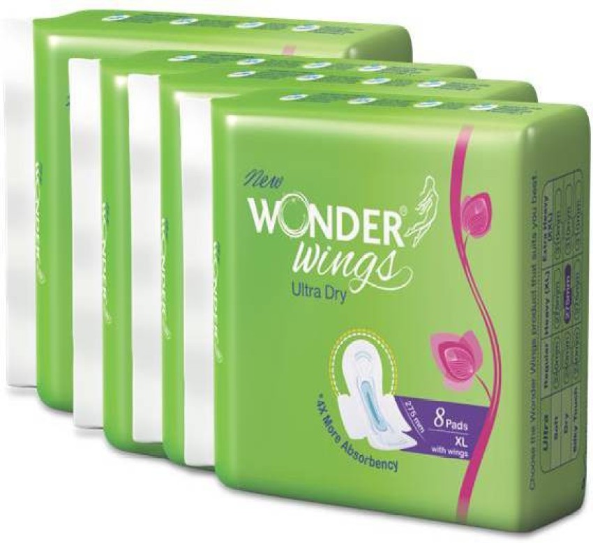 Maternity Pads with Wings Extra Long Ultra Absorbent 12pk Wonder Sanitary  Pad