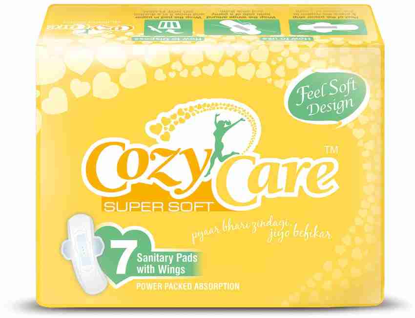 Cozy Care Ultimate Comfort Large Pack of 10 (80 Pads) Sanitary Pad, Buy  Women Hygiene products online in India