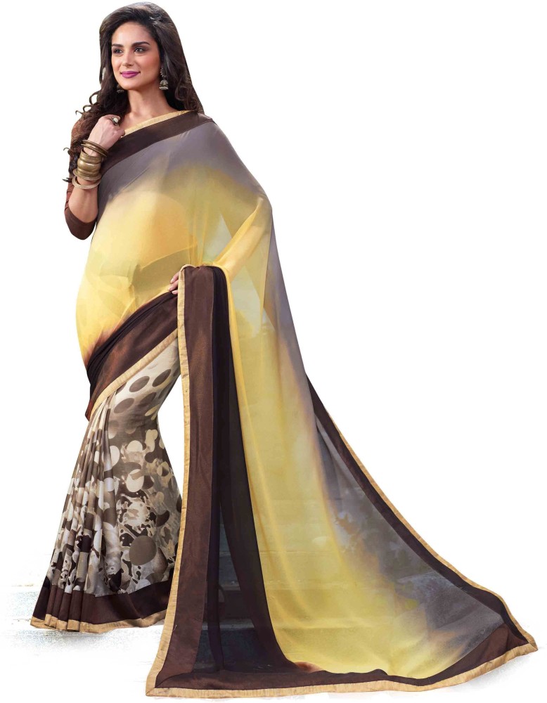 Crepe sarees sale online shopping flipkart