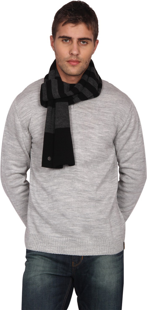 【Peter Do】Striped Scarf Black Peter Do】Striped Scarf Black