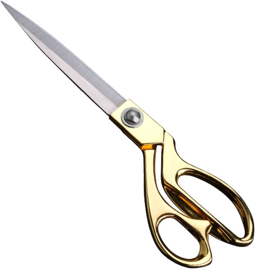 9.5 STAINLESS STEEL TAILORING SCISSORS COPPER HANDLE DRESS MAKING FABRIC  SHEARS