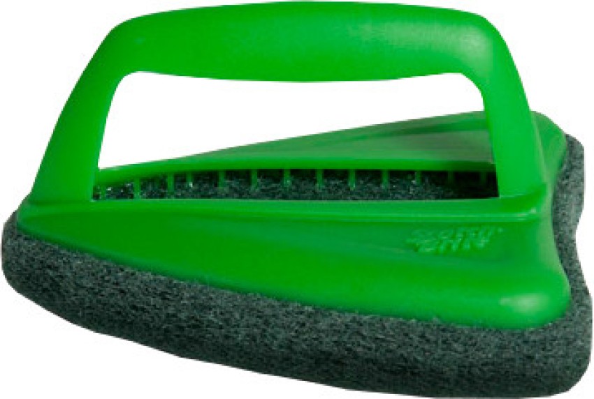 Scotch-Brite Bathroom Brush with abrasive scrubber tile cleaning (Green) 1  PCS