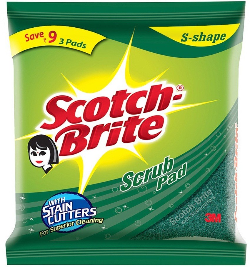 SCOTCH BRITE Super Saver Large Scrub Pad Price in India - Buy SCOTCH BRITE  Super Saver Large Scrub Pad online at