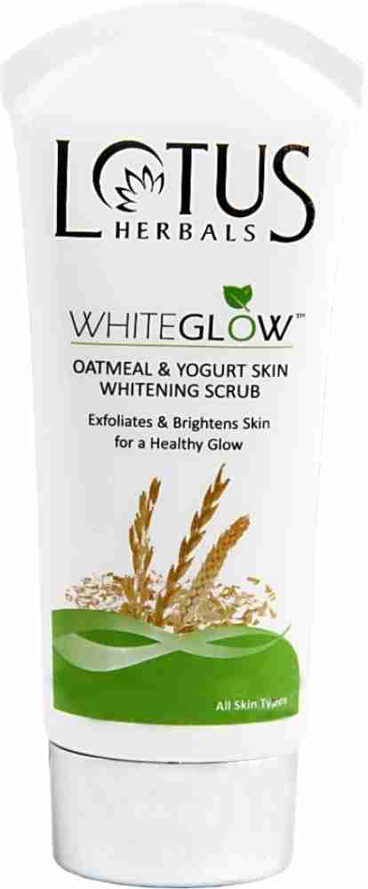 LOTUS White Glow Oatmeal Yogurt Skin Whitening Scrub Price in