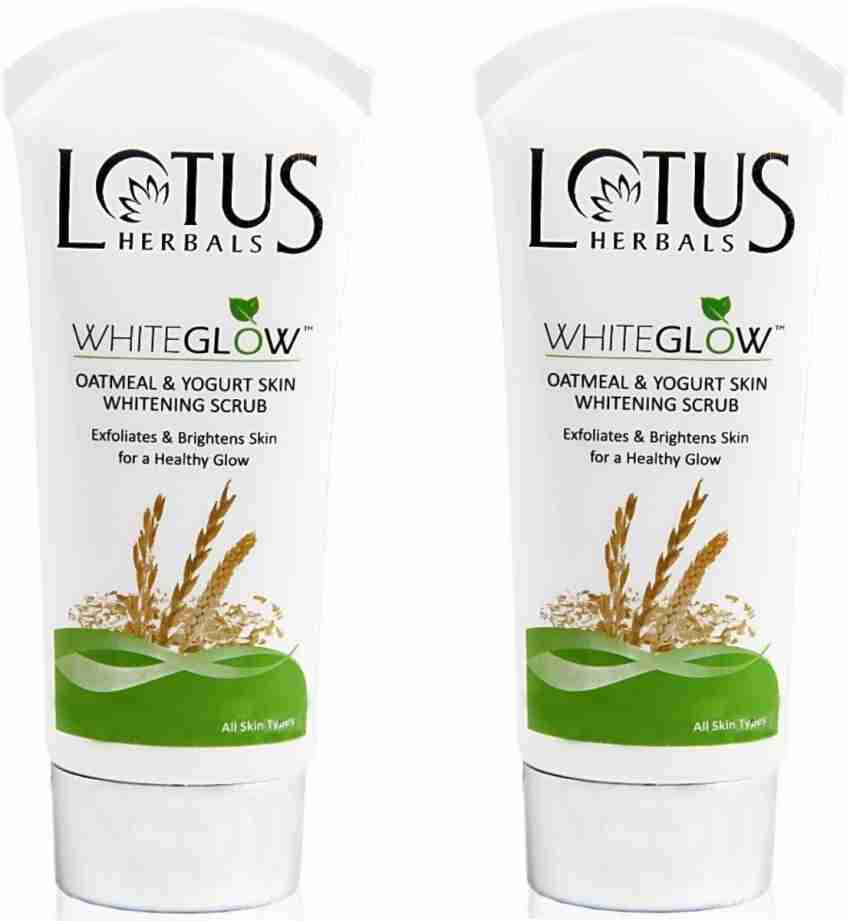 LOTUS Herbals Oatmeal Yogurt Skin Whitening Scrub Price in