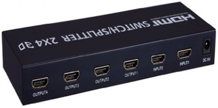 HDMI Switch Splitter 2 Input 4 Output at Rs 3200, HDMI Switch in Faridabad