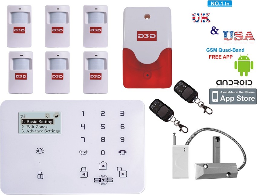 D3D D9 Wireless Sensor Security System Price in India - Buy D3D D9 Wireless  Sensor Security System online at