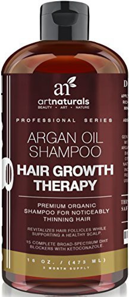 Artnaturals Organic Argan Oil Hair Loss Shampoo for Hair Regrowth 16 Oz - Sulfate Free - Best Treatment for Hair Thinning & Aging - Price in India, Buy Artnaturals Organic Argan