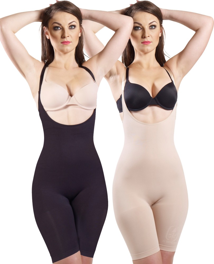 swee Velvet Full Body Women Shapewear - Buy Nude, Black swee Velvet Full  Body Women Shapewear Online at Best Prices in India
