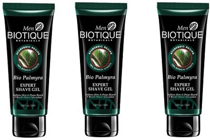 BIOTIQUE Bio Palmyra Expert Shave Gel ( Pack Of 3) Price in India - Buy  BIOTIQUE Bio Palmyra Expert Shave Gel ( Pack Of 3) online at