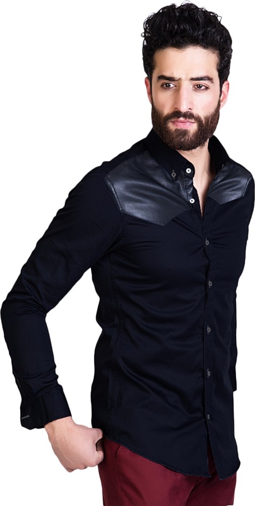 Black button outlet shirt