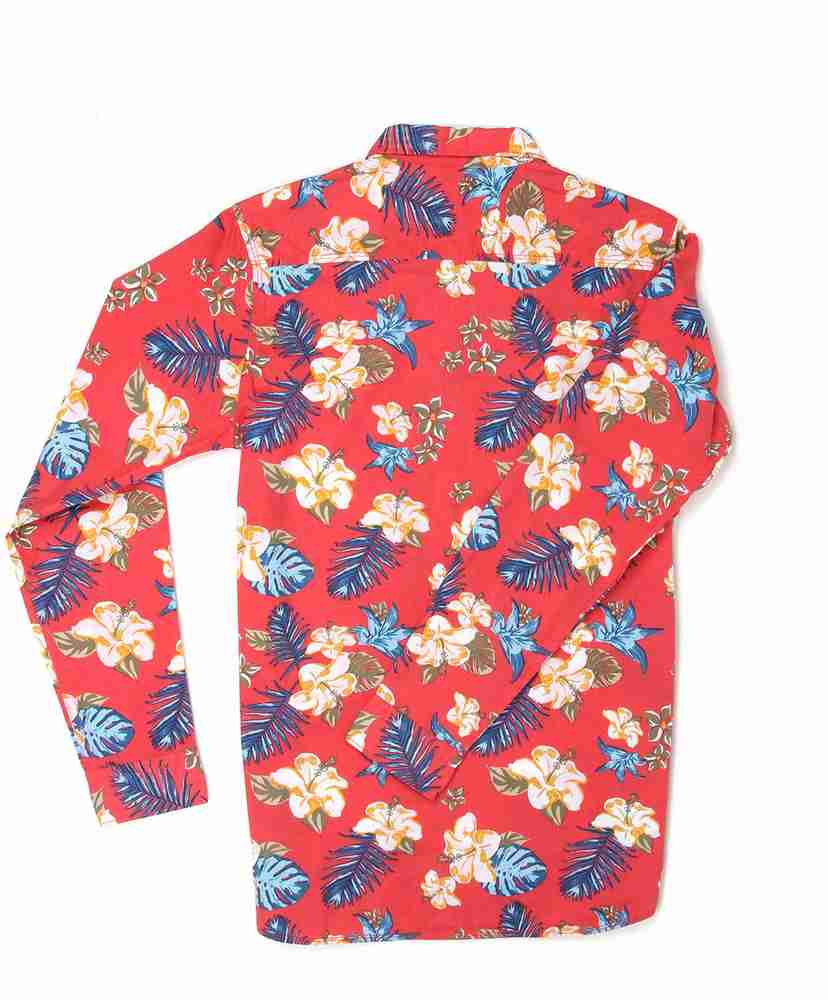 boys floral print shirt