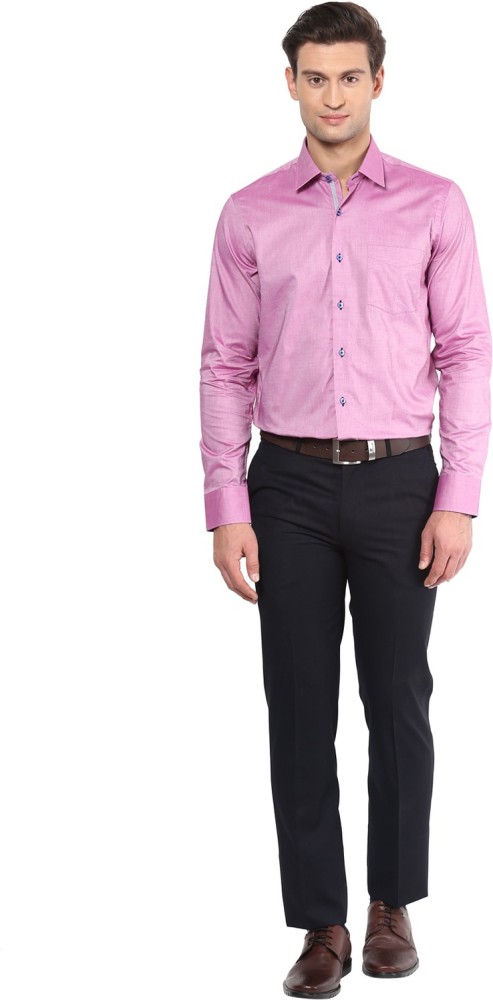 JHABAKS Premium Linen Shirt and Trouser Fabric  Cotton Blend Material   225m Shirt Cloth  120m Pant Piece Pink Shirt Navy Blue Trousers   Amazonin Clothing  Accessories