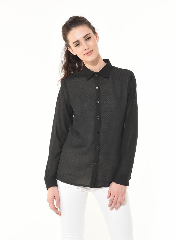 Buy Black Tops & Tshirts for Women by Besiva Online