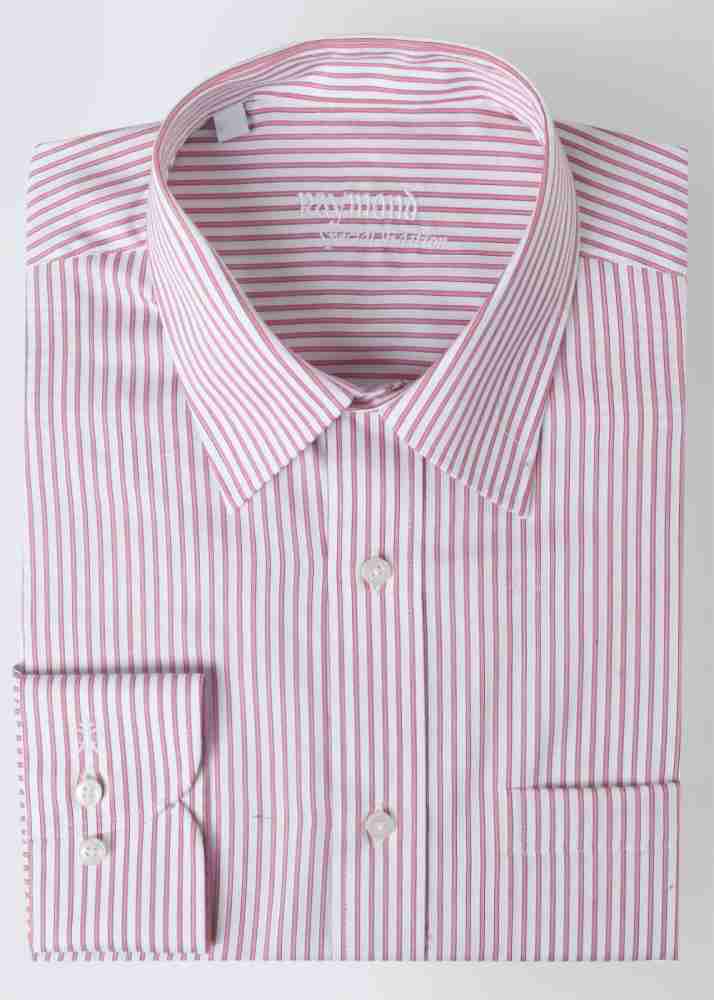 Raymond Men Striped Formal Red, White Shirt - Buy Red, White Raymond Men Formal Red, White Shirt Online at Best Prices in India | Flipkart.com
