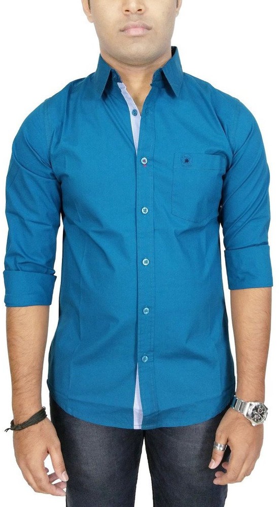 peacock color shirt