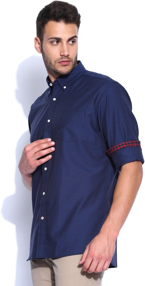 Men's T.M. Lewin Collared shirt, size M (Light blue)