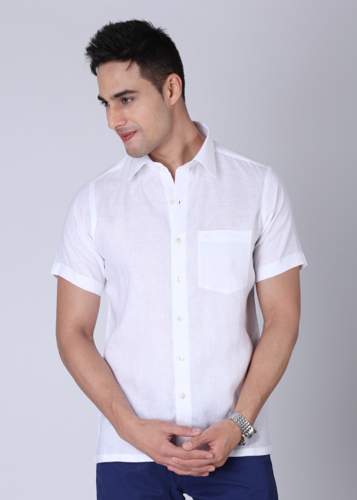 MONTE CARLO Men Solid Casual White Shirt Buy White MONTE CARLO Men Solid Casual White Shirt Online at Best Prices in India Flipkart