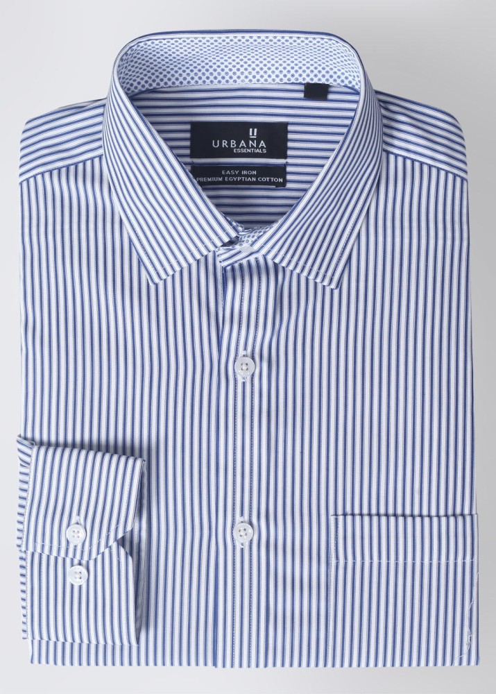 Buy Urbana Men White Tailored Fit Self Design Formal Shirt  Shirts for Men  2240741  Myntra