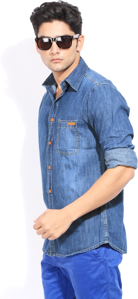 Denim jeans clearance shirt flipkart