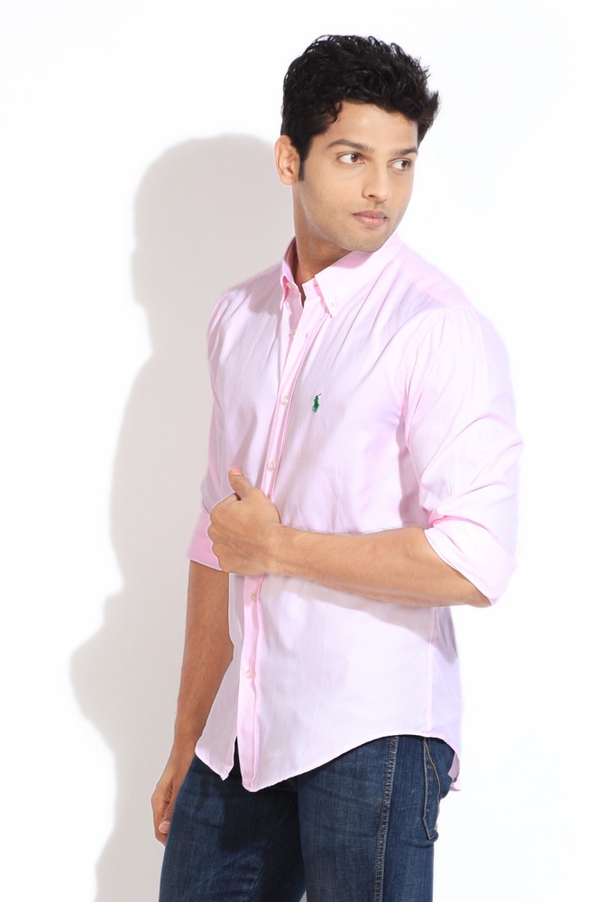 Pink ralph lauren on sale shirt